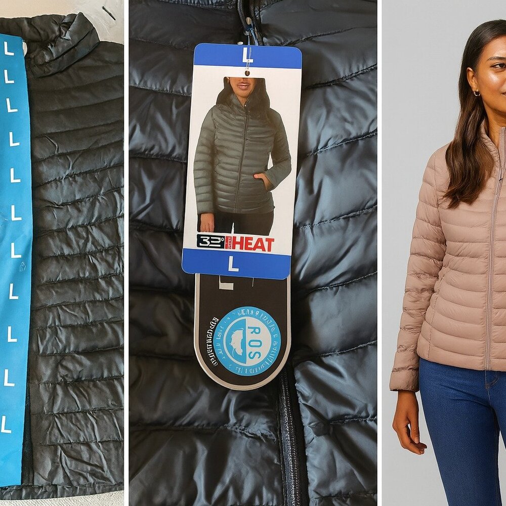 32 Degrees Heat WOMEN'S ULTRA-LIGHT DOWN PACKABLE JACKET, Many Colors & Sizes